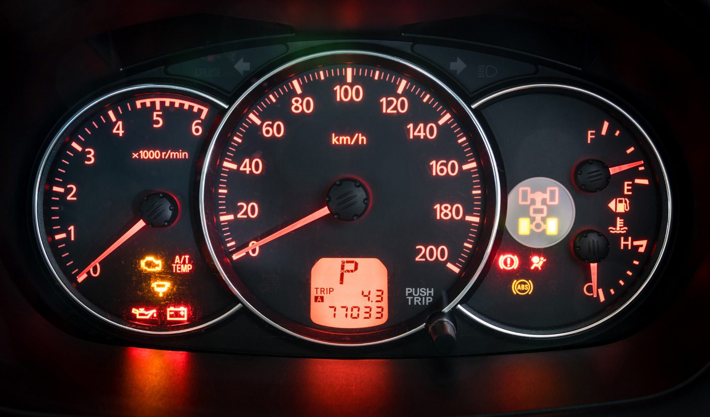 Car Dashboard Lights and Gauges