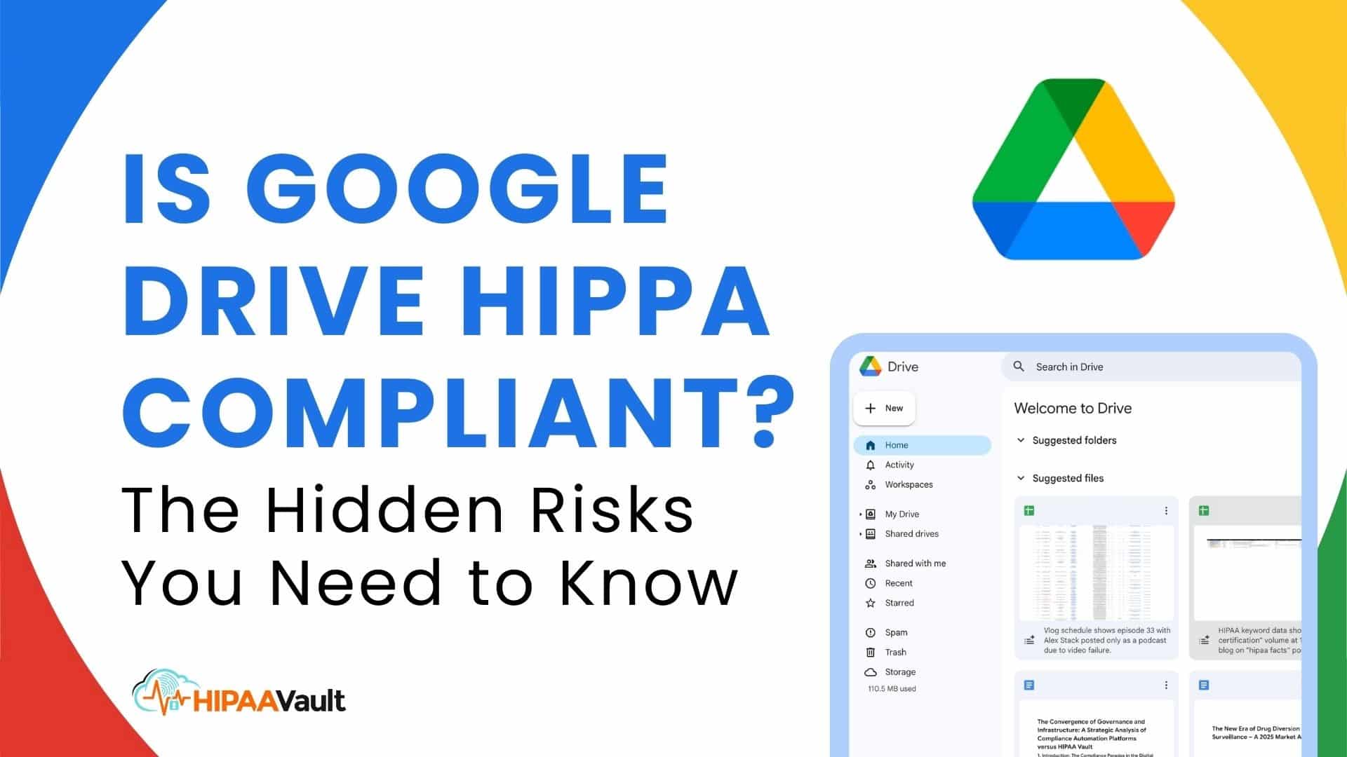 Is Google Drive HIPAA Compliant