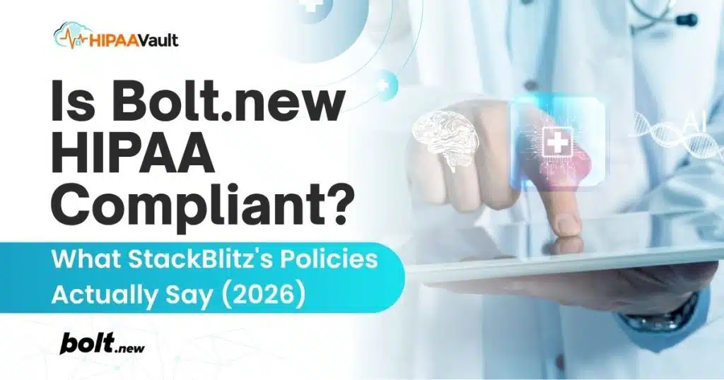 Is Bolt.new HIPAA Compliant?