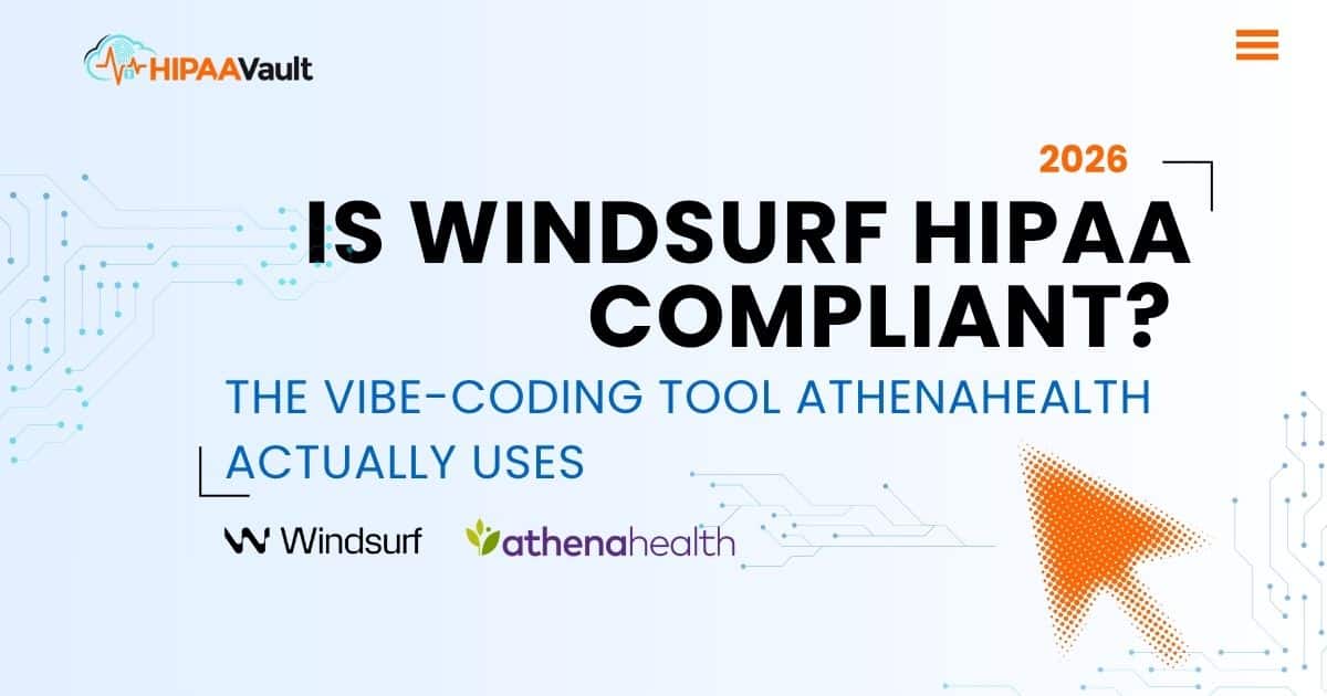 Is Windsurf HIPAA Compliant? The Vibe-Coding Tool athenahealth Actually Uses (2026)